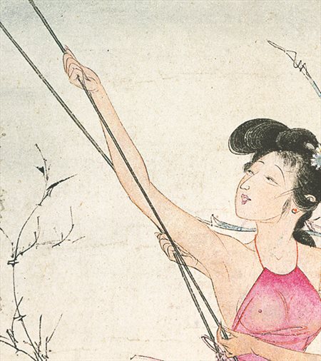 皇姑-胡也佛的仕女画和最知名的金瓶梅秘戏图